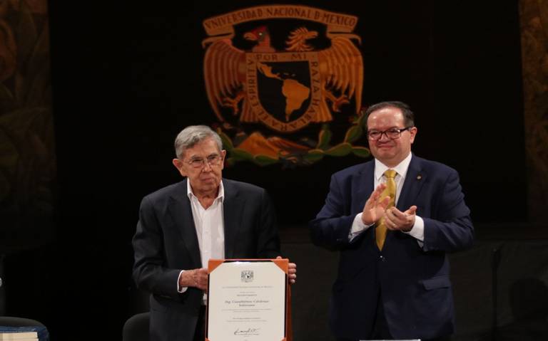 UNAM homenajea al ingeniero Cuauhtémoc Cárdenas Solórzano